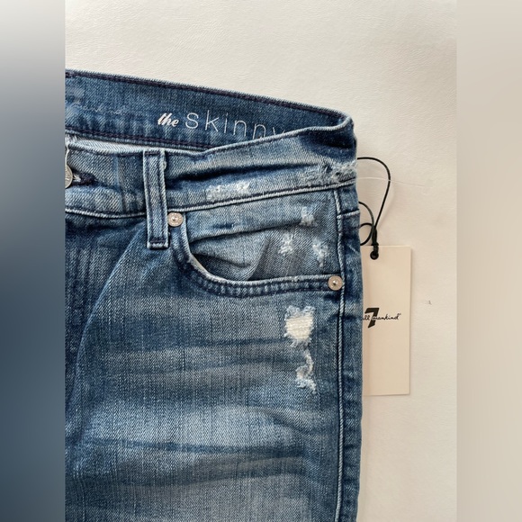 NWT Women's 7 For All Mankind Jeans The Skinny. - Picture 9 of 9